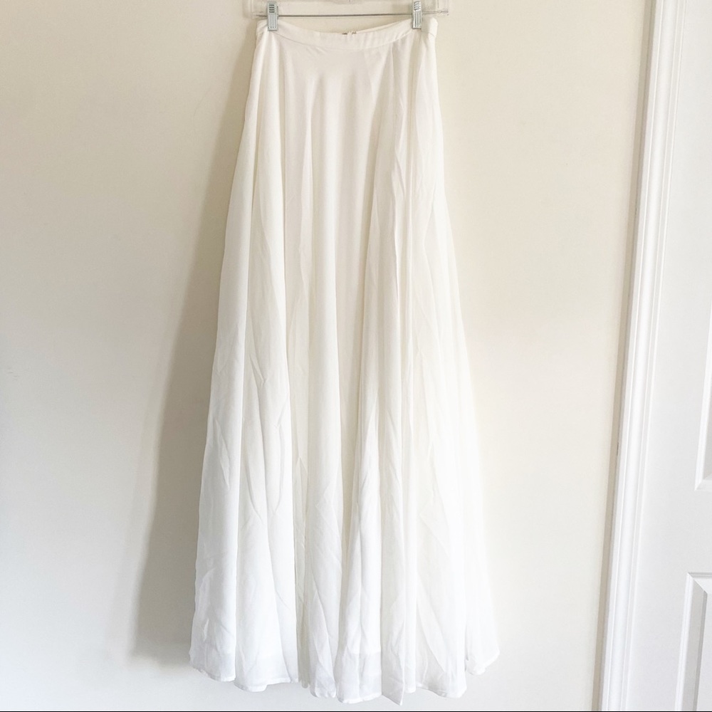 BHLDN Chateau bridal maxi skirt - Picture 5 of 7